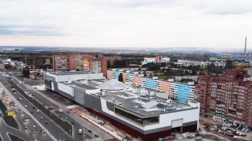 Объекты в процессе монтажа: Торгово-развлекательный комплекс «Эль Рио», Самара Объекты в процессе монтажа: Торгово-развлекательный комплекс «Эль Рио», Самара