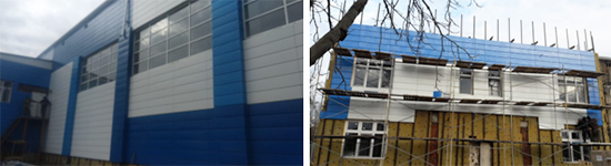 Объекты в процессе монтажа: реконструкция детской юношеской спортивной школы «Юность», Славянск-на-Кубани Объекты в процессе монтажа: реконструкция детской юношеской спортивной школы «Юность», Славянск-на-Кубани