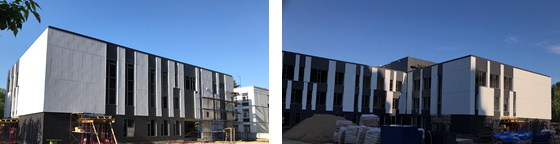 Объекты в процессе монтажа: учебный корпус школы № 1002, Москва Объекты в процессе монтажа: учебный корпус школы № 1002, Москва