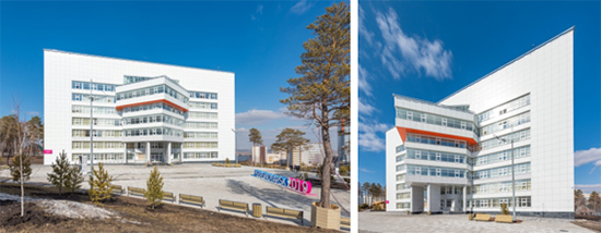 Объекты XXIX Всемирной зимней Универсиады в Красноярске выполнены с применением навесных фасадных систем КРАСПАН Объекты XXIX Всемирной зимней Универсиады в Красноярске выполнены с применением навесных фасадных систем КРАСПАН