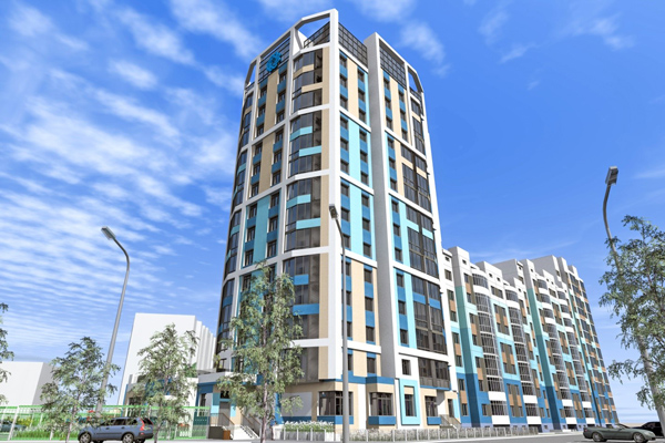 Объекты в процессе монтажа: Многоквартирный жилой дом, Якутск Объекты в процессе монтажа: Многоквартирный жилой дом, Якутск